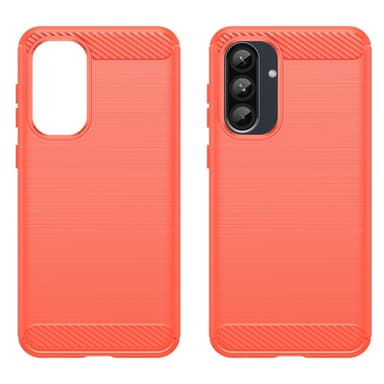 SKALO Samsung A56 5G Armor Carbon Skal - Röd