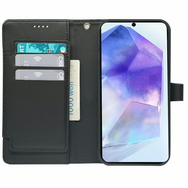 SKALO Samsung A26 5G 9-FACK Plånboksfodral - Svart