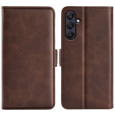 SKALO Samsung A26 5G Premium ID Plånboksfodral - Brun