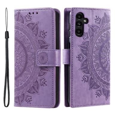 SKALO Samsung A26 5G Mandala Plånboksfodral - Lila