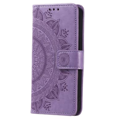SKALO Samsung A26 5G Mandala Plånboksfodral - Lila