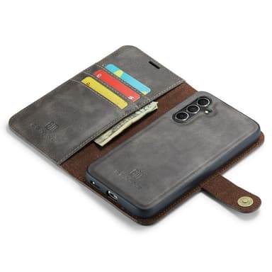 DG MING Samsung A36 5G 2-i-1 Magnet Plånboksfodral - Grå