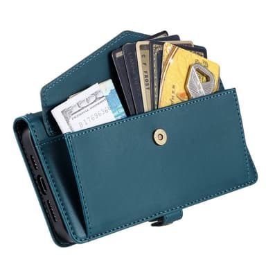 SKALO Samsung A56 5G PU-Läder Envelope Plånboksfodral - Grön
