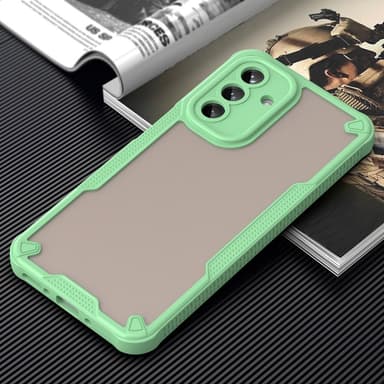 SKALO Samsung A26 5G Armor Hybrid Frosted Skal - Grön