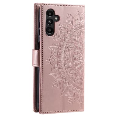 SKALO Samsung A56 5G Mandala Plånboksfodral - Roséguld