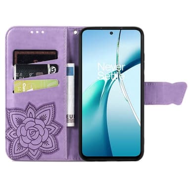 SKALO Nothing Phone (3a) 5G Mandala Butterfly Plånboksfodral - Lila