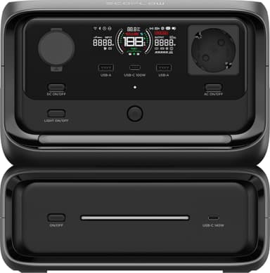 EcoFlow River 3 Max strömstation EFRIVER3Max-EU-CBOX (svart)