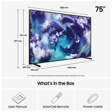 Samsung 75" QN900F 8K MiniLED Smart TV (2025)