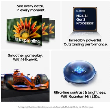 Samsung 55" QN80F 4K MiniLED Smart TV (2025)