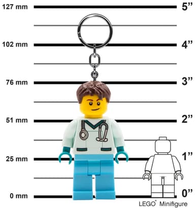 LEGO LED nyckelkedja (doctor)