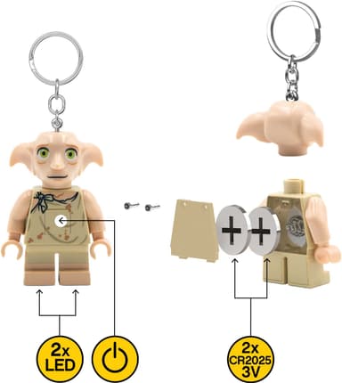 LEGO LED nyckelkedja (Dobby)