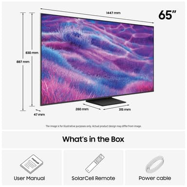 Samsung 65" QN80F 4K MiniLED Smart TV (2025)