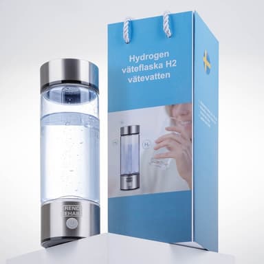 Hydrogen väteflaska -  H2 vätevatten