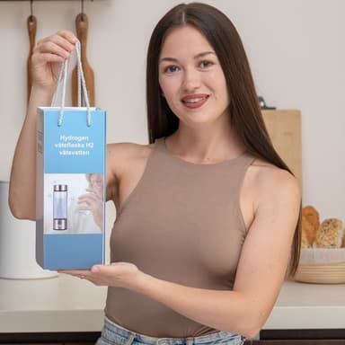 Hydrogen väteflaska -  H2 vätevatten