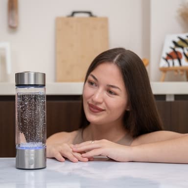 Hydrogen väteflaska -  H2 vätevatten