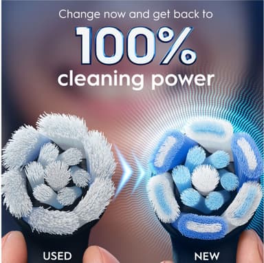 Oral-B iO Ultimate Clean tandborstrefill 778497 8st (svart)