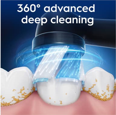 Oral-B iO Ultimate Clean tandborstrefill 778497 8st (svart)