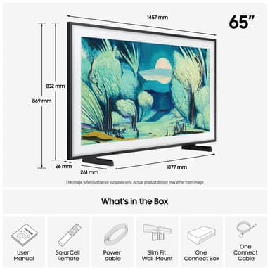 Samsung 65” The Frame 4K QLED Smart TV (2025)
