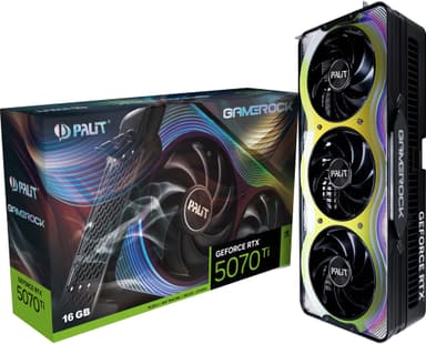 Palit GeForce RTX 5070 Ti GameRock grafikkort (16 GB GDDR7)