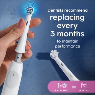 Oral-B iO Gentle Care tandborstrefill 6st 195485 (vit)