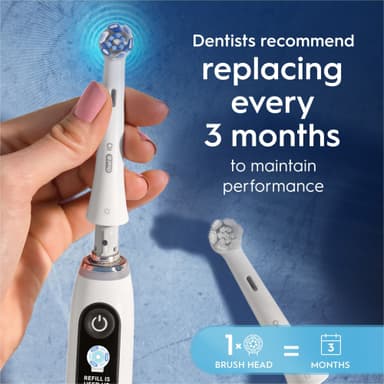 Oral-B iO Ultimate Clean tandborstrefill 373470 3st (vit)