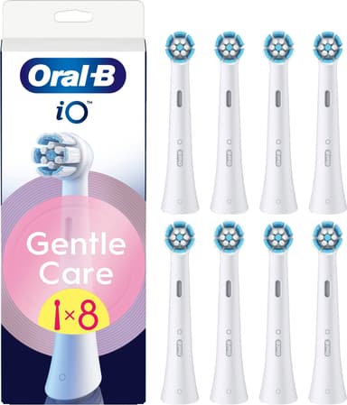 Oral-B iO Gentle Care tandborstrefill 8st 778350 (vit)