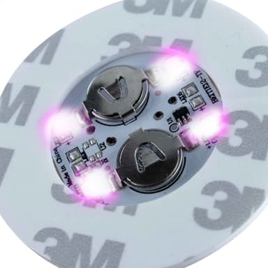 Viking Discs LED-ljus för disc golf (10st) - Blå