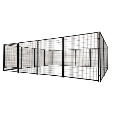 Trekker hundgård 6x6x1,83m, svart