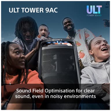 Sony ULT Tower 9AC partyhögtalare (svart)