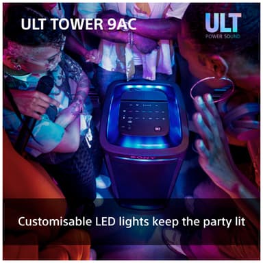 Sony ULT Tower 9AC partyhögtalare (svart)