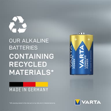 Varta Longlife Power D batteri (2-pack)