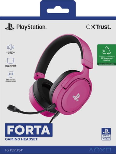 Trust Forta GX498 gamingheadset (rosa)