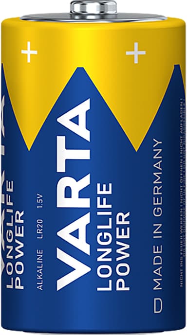 Varta Longlife Power D batteri (2-pack)