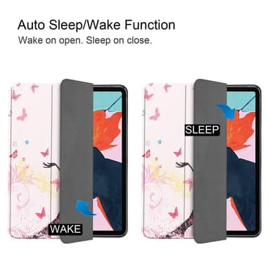 Apple iPad Air (2020) (2022) Slim fit tri-fold fodral - Beautiful Girl