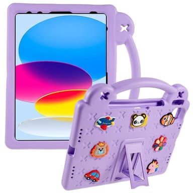 Apple iPad 10.9 2022 Gen 10 EVA Foam Stand Skal Fodral - Lila
