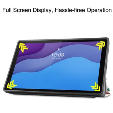 Tri-fold Fodral till Lenovo Tab M10 HD Gen 2 - Butterfly