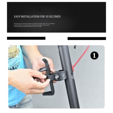 Flaskhållare till Xiaomi Mi M365 och andra sccotrar