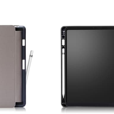 Apple iPad 10.2 2019/2020/2021 Slim fit tri-fold fodral - Svart