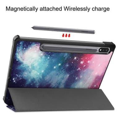 Slim Fit Cover Fodral Till Samsung Galaxy Tab S7 / S8 - Space
