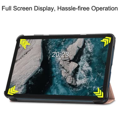 Slim Fit Cover Fodral Till Nokia T20 - Guld