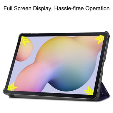 Slim Fit Cover Fodral Till Samsung Galaxy Tab S7 / S8 - Space