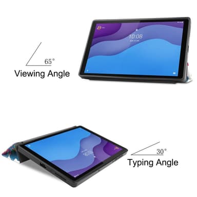 Tri-fold Fodral till Lenovo Tab M10 HD Gen 2 - Butterfly