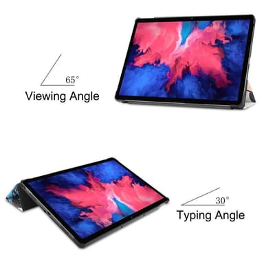 Tri-fold Fodral till Lenovo Tab P11 TB-J606F - Graffiti