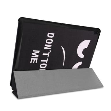 Tri-fold Fodral till Lenovo Tab E10 - Do not Touch Me