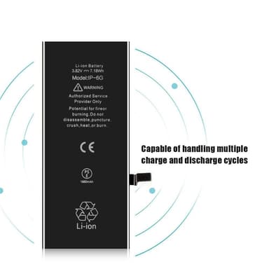 Apple iPhone 6 IPARTSEXPERT Batteri 1880mA FCC/CE/RoSH Certifierat