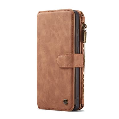 CASEME Samsung Galaxy S20 Ultra Retro läder plånboksfodral - Brun