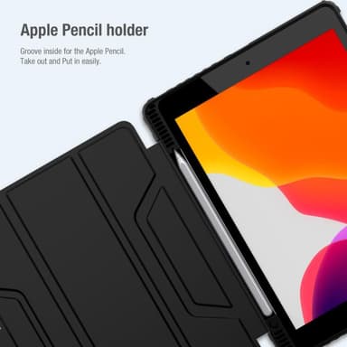 NILLKIN Apple iPad 10.2 2019/2020/2021 Stötsäker Fodral - Svart