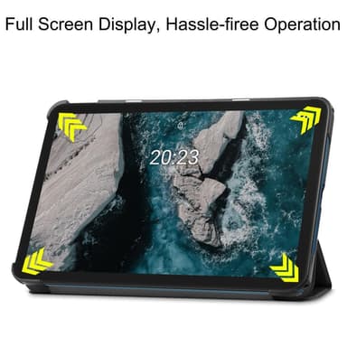 Slim Fit Cover Fodral Till Nokia T20 - Svart