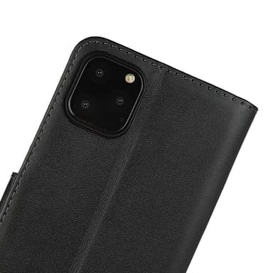 iPhone 11 Plånboksfodral / Fodral Läder - Svart