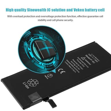 Apple iPhone 6 IPARTSEXPERT Batteri 1880mA FCC/CE/RoSH Certifierat